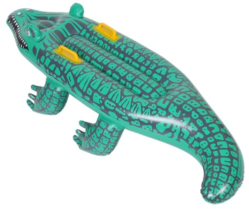 LRXIYODE Aufblasbare Alligator Surfbrett Schwimmpool Schwimmtier PVC Pool zubehör Leicht Schnelles Aufblasen für Erwachsene