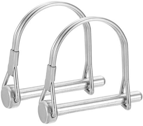 PATIKIL 2Pcs Goupilles De Verrouillage 1/5 x 2(6mm x 50mm Ton Argenté