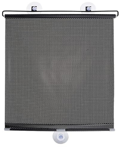 SHINEOFI Store Enrouleur Fenêtre sans Perçage À Ventouse Rideau Occultant pour Balcon Cuisine Chambre Salon Bureau Protection Intimité Et Ombrage 49.21X22.83In