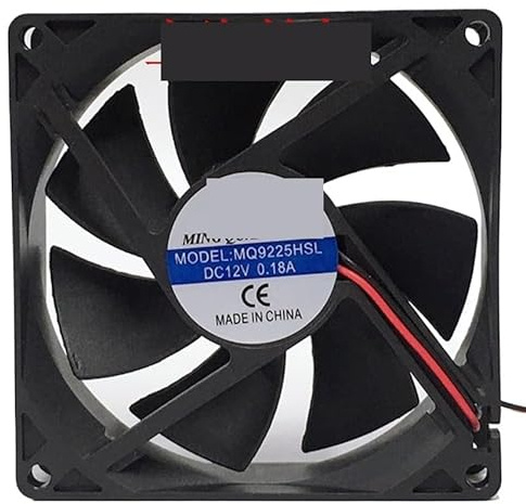 LZZSEOZ Für MING für Quan MQ9225HSL DC 24V 0,22 A 90x90x25mm 2-Draht Server Lüfter