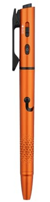 OLIGHT O'Pen 3 EDC Pen Torch 120 Lumen with Green, Red and White Light, Rechargeable USB C LED Torch for Office, Writing, Presentations, Work, Business Gift (Orange)