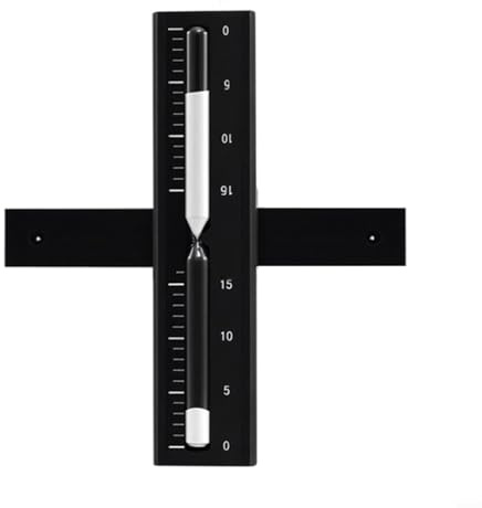 CNANRNANC 15-Minuten-Holz-Sauna-Sanduhr-Timer – Holz-Sauna-Timer für präzise Sitzungsverfolgung, wandmontiertes Design für Sauna und Dampfbad (A)