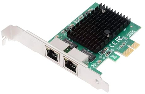 ChenYang Adaptador de red PCIe X1 a RJ45, adaptador de tarjeta de red 2,5 G Gigabit Ethernet PCi Express para PC, de escritorio, servidor, NAS/AI con soporte de ranura de 8 cm/12 cm