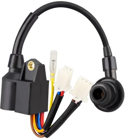 VIRELLO Bobina de encendido para generadores inversores Senci SC2000i SU2000iD S2300i SU2300iD 56203i de 1600 W, fibra de vidrio blindada EMI, tapa de metal con forro de latón