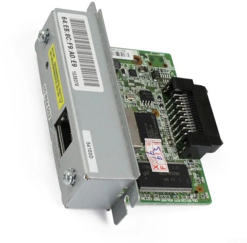 Tarjeta LAN UB-E03 Interfaz Ethernet C32C824541 para TM-T88IV T70II U220PB Impresora de Recibos Placa de Servidor de Impresión