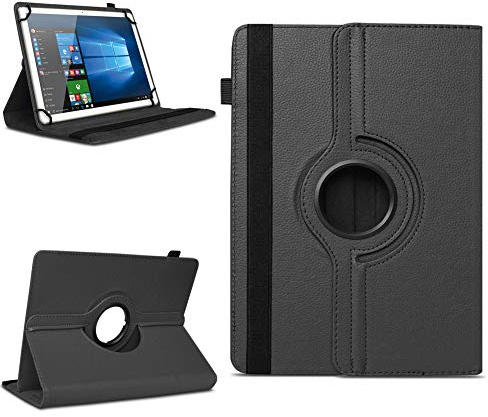 NAUC Robuste Universal Hülle 10 10.1 10.2 10.3 10.4 10.5 10.6 10.8 11 Zoll Tablet Schutzhülle Kunstleder Tasche Standfunktion extra 360° Drehbar