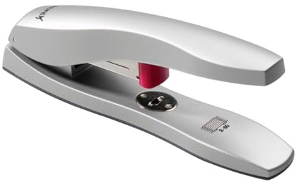 Rexel Odyssey Heavy Duty Stapler, 60 Sheet Capacity, Includes Odyssey Staples, Metal Body, Silver, 2100048
