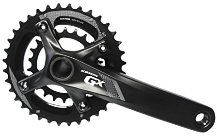 SRAM Kurbel Kurbelgarnitur GX 1000 Fatbike schwarz, 175mm, 34-22T, 10-Fach ohne GXP Innenlager, 00.6118.348.005, schwarz, Uni, 00.6118.348.005
