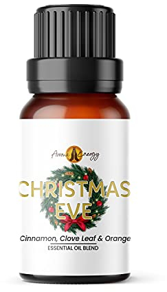 Christmas Eve (10ml) - Pure Cinnamon, Clove & Orange Essential Oil Blends – Christmas & Winter Fragrances – Aromatherapy, Diffuser Oils, Oil Burner, Meditation, Yoga