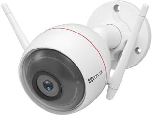 EZVIZ Überwachungskamera Außen, CCTV 1080P WLAN Heimüberwachungskamera, 30M Nachtsicht, Bewegungserkennung, Zwei-Wege-Talk, Arbeit mit Alexa, IP67 Wasserdicht, SD-Karte/Cloud-Speicher (CTQ3W)