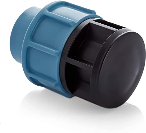 Raccordo a compressione in plastica MDPE, 25 mm, per tubi dell’acqua