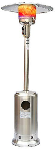fungo riscaldante per esterno Riscaldatore Per Patio Esterno, Riscaldatore A Propano Commerciale Portatile 45000BTU, 88 Pollici Da Pavimento Con Ruota Per Matrimoni In Giardino, Feste