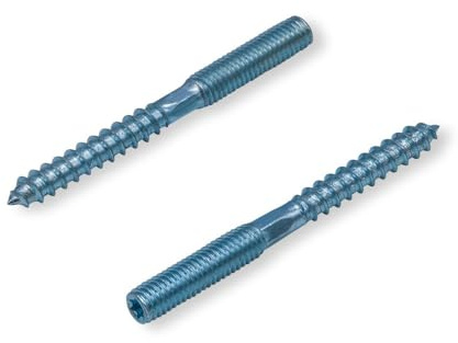 Sanpro Stockschraube für Rohrschellen - Stahl verzinkt, Größe M8 x 80 mm (Stockschrauben verzinkt Rohrleitungen Rohrschellen)
