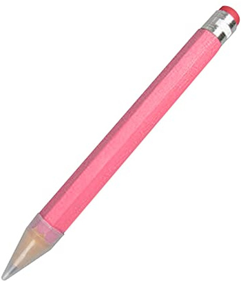 Crayons en bois épais coloré en bois grand crayon fantaisie amusant avec gomme, crayons géants en bois pour bureau, enfants d'âge préscolaire, enfants et maternelle