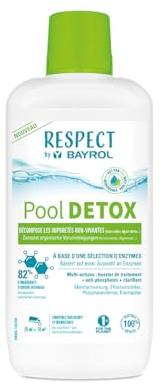 Respect by BAYROL Pool Detox - Zersetzt organische Verunreinigungen, entfernt Phosphate und wirkt als Klarmacher - Enzym-basierte Formel