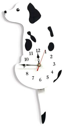 Warmhm 3D-Uhr kreative wanduhr Cartoon-Wanduhr kinderzimmer Dekoration süße Wanduhr Dekoration für zu Hause Moderne Hängeuhr Heimuhr schöne wanduhr Halterung Uhr Karikatur schmücken Weiß