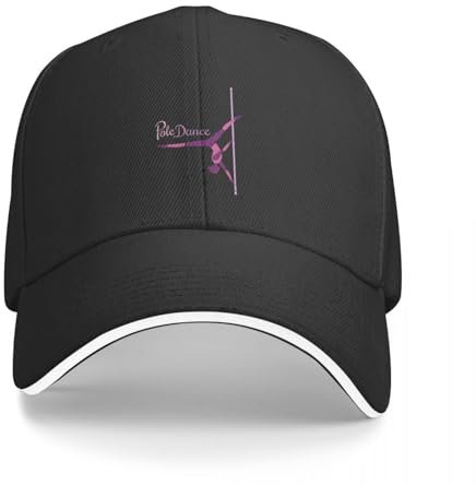 ECUXSRHN Basecap für Herren Schwarze Baseballcap Pole Dance Anime Papa Hut Luxus Mann Hut