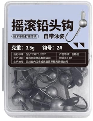 Jig Per Bass | Amo Ponderato Per La,10 Pezzi Ami In Piombo Resistente Al Freddo Per Acque Dolci, Salate, Fiumi E Laghi