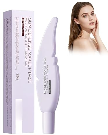 Crema Solare per Il Viso 30g, Crema Solare Colorata per Il Viso SPF30, Applicabile Prima Del Make-Up, Resistente All'acqua, Makeup Primer, Preparazione Del Trucco Base, Ridurre Le Macchie Sul Face