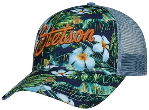 Stetson Madison Truckercap Hawaii Flower Herren Frühling Sommer