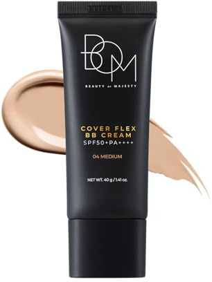 BOM Cover Flex BB Cream SPF50+PA++++ 04 MEDIUM – Koreansk Bb Cream Spf50+ Pa++++, Långvarig Hållbarhet, Naturlig Finish, Intensiv Färg, Lätt Komfort, Koreansk Makeup | K-Beauty
