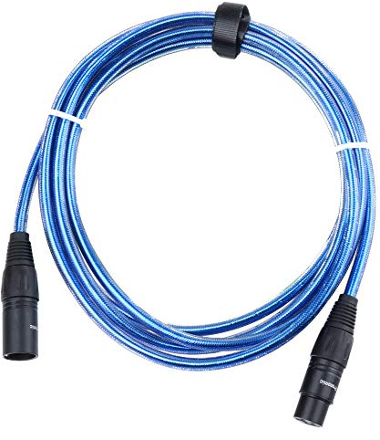 Pronomic Stage XFXM-Blue-2.5 Microphone Cable XLR Metallic Blue 2.5 m