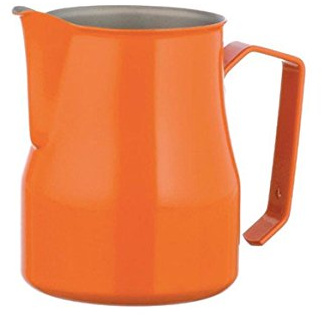 Motta 8007986026354 02635/00 – Sahnekännchen Emulgierten, 35 cl, Stahl, Orange, 11 x 6, 2 x 10 cm