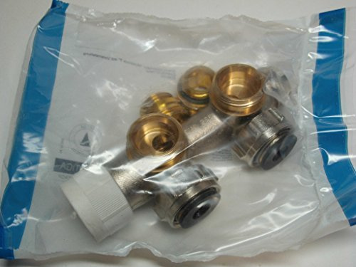 Oventrop Multiblock T Anschlussarmatur Eckform mit Voreinstellung DN 15 (1/2) 50 mm