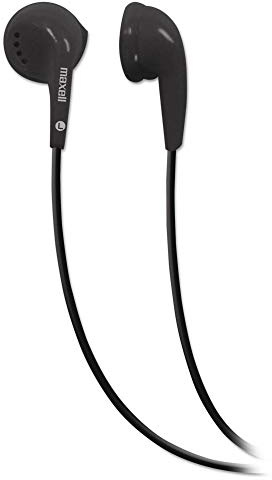 Maxell Lightweight Stereo Headphones - Black