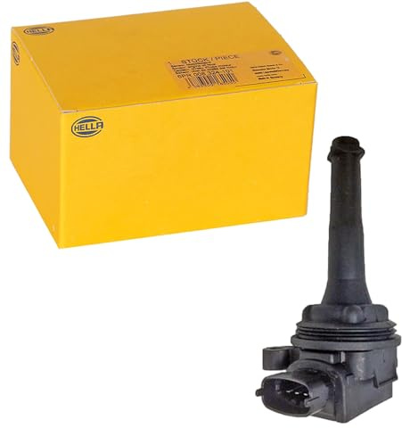 HELLA 5DA 358 000-071 Tändspole - 12V - 4-polig - COP-tändspole (direkt-/stav-/penn-) - skruvad