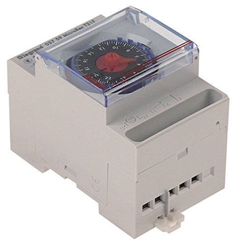 LEGRAND MICROREX QT31F Programmateur 230 V 50/60 Hz 1-48 en 24 h Temps de dégivrage 30 min Sortie 1 canal 230 V Sortie 1 canal