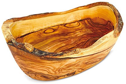 Cuenco Mignon rústico de madera de olivo para varios usos
