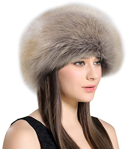 Lifup Damen Fellimitat Hut Cossack Russische Mütze Kosakenmütze für Reisen, Skifahren, Wandern