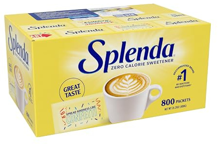 Splenda Edulcorante sin calorías, paquete económico, 800 paquetes individuales (paquete de 1)