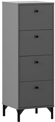 Lomadox Kommode Schubladenschrank Schubladenkommode in anthrazit