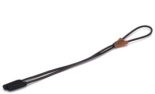 Wisafory 3 Stück Brillenband aus Brillenkordel Damen Brillenkordel Herren Universal Brillenbänder Brillenkette PU Leder Brillen Seil für Sonnenbrille Lesebrillen kurzsichtige Brill Dunkelbraun