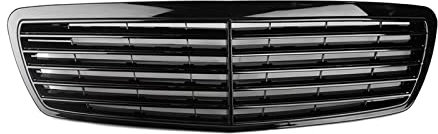 NIKISO Auto-Kühlergrill Für Mercedes Für Benz Für W211 Für E-Class E320 E350 2002 2003 Glos ABS Auto Front GrilleStyle Grill