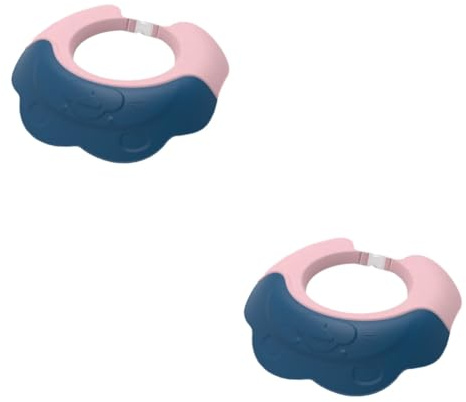 Abaodam 2pcs Shampoo Hat for Newborn Bathing Soft Material Ear Protection for Boy Girl Hair Washing