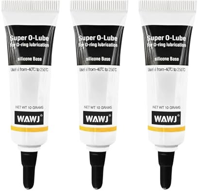 WAWJ® Silikonfett, O Ring Fett,Silikonfett für Dichtungen,Klares Maschinenschmiermittel,Silikonfett Schmiermittel Verhindert Das Anhaften Von Ventilen Und O Ringen, 30g