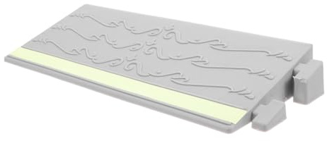Ipetboom Tragbare Rampe Kunststoff 30x4cm Rutschfest Mit Fluoreszenzstreifen Rollstuhl Türschwellenrampe Indoor Stufenrampe Für Gehhilfen Und Reinigungsroboter