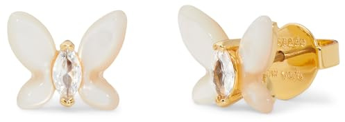 Kate Spade New York Womens Social Butterfly Mini Studs White Multi One Size