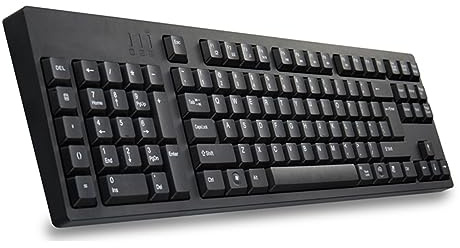 Left-Handed Ergonomic Keyboard - 109 Keys, Dual USB, ABS Plastic, 1.45M Cable, Sleek Black Design