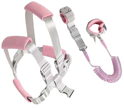 Babybärare - Avancerad barnsele för småbarn promenaddocka för barn med anti-förlorad handledslänk armbandsrem lysande lås 2-i-1 babyarmband