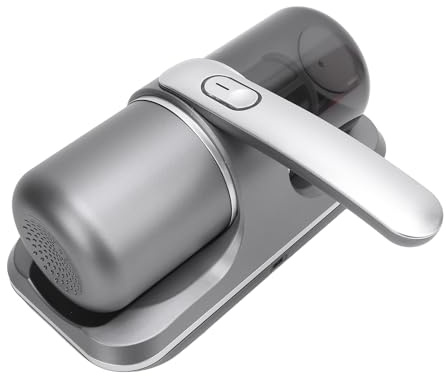 Hamwesh Aspirapolvere Portatile per Letto, Aspirazione 13000Pa 100W Potente Senza Fili con Ugello Flessibile Grande per Pulizia Tappeti Materassi Divani