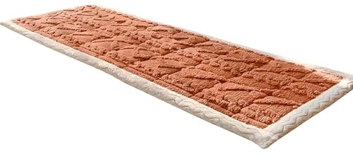 Halkfri bänkkudde för kökssoffa och matstolar 160 x 45 x 2,5 cm bekväm sittdyna för 2 3 4-sits möbler hållbar träbänkmatta