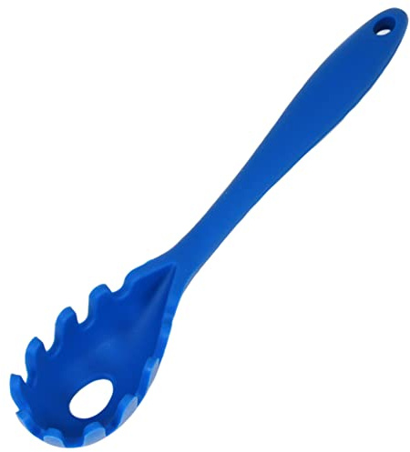 Chef Craft Premium Silicone Spaghetti/Pasta Fork, 11.5 inch, Blue