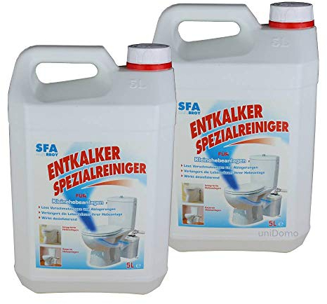 SFA Sanibroy Entkalker für Hebeanlagen, 2x 5L Kanister