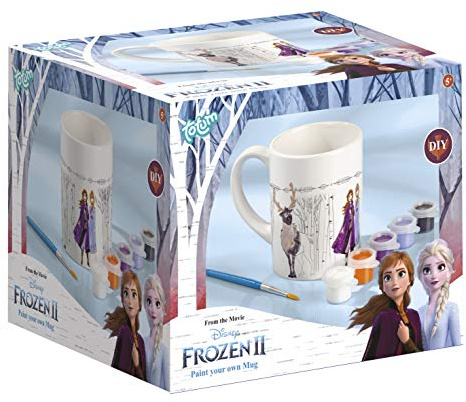 Totum Disney Frozen II Måla Din Egen Mugg Målningssats i Presentförpackning
