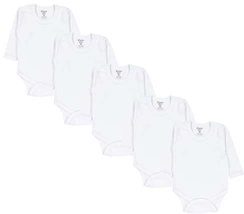 TupTam Baby Langarmbodys 5er-Pack – Baumwolle, OEKO-TEX