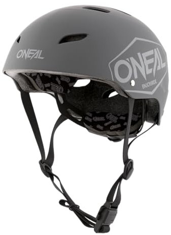 O'NEAL Dirt LID Helm Kinder Plain Grau/Größe S